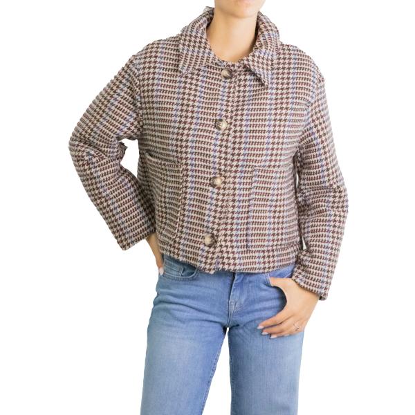 Cappottino con bottoni trapuntato 